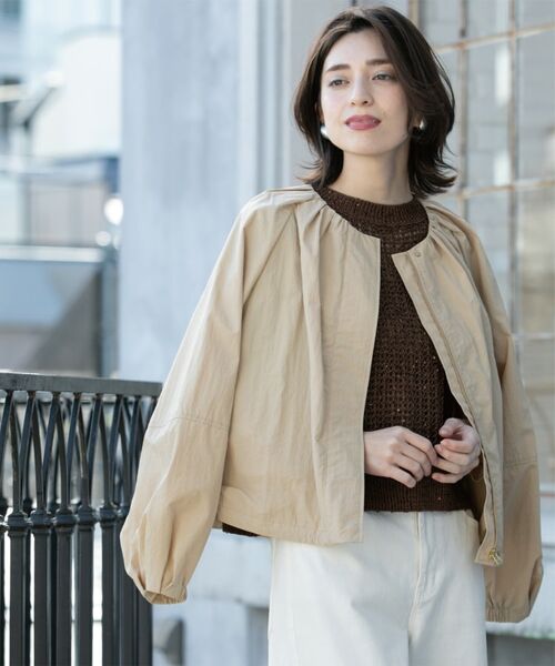 OPAQUE.CLIP / オペーク ドット クリップ その他アウター | 撥水ノーカーラーブルゾン【UV/洗濯機洗い可】 | 詳細17