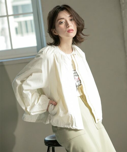 OPAQUE.CLIP / オペーク ドット クリップ その他アウター | 撥水ノーカーラーブルゾン【UV/洗濯機洗い可】 | 詳細2