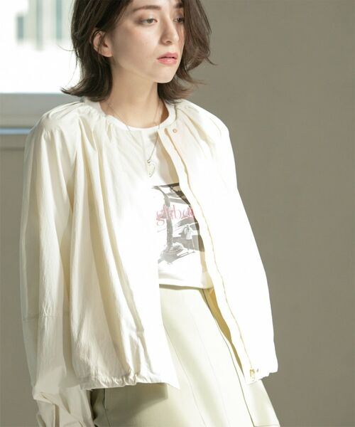 OPAQUE.CLIP / オペーク ドット クリップ その他アウター | 撥水ノーカーラーブルゾン【UV/洗濯機洗い可】 | 詳細3