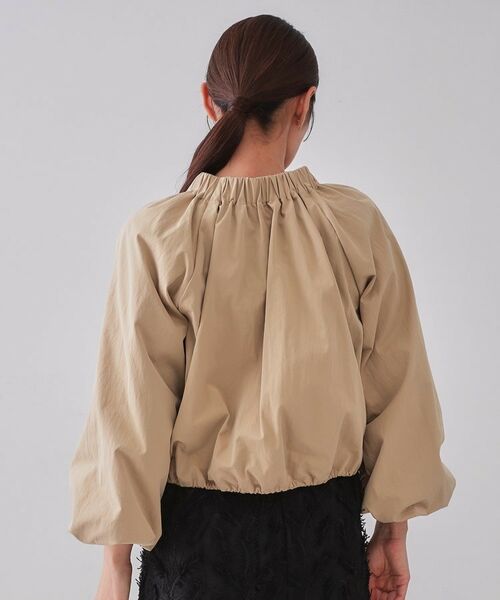 OPAQUE.CLIP / オペーク ドット クリップ レザーブルゾン・ジャケット | バルーンスリーブZIPブルゾン【洗濯洗い可】 | 詳細13