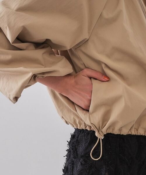 OPAQUE.CLIP / オペーク ドット クリップ レザーブルゾン・ジャケット | バルーンスリーブZIPブルゾン【洗濯洗い可】 | 詳細17