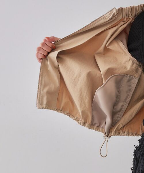 OPAQUE.CLIP / オペーク ドット クリップ レザーブルゾン・ジャケット | バルーンスリーブZIPブルゾン【洗濯洗い可】 | 詳細18