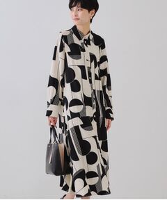 OPAQUE.CLIP / オペーク ドット クリップ ロング・マキシ丈ワンピース | ジオメトリックプリントワンピース