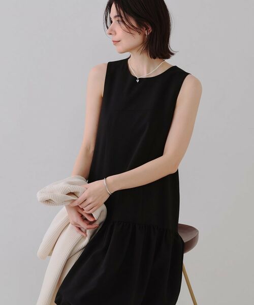 OPAQUE.CLIP / オペーク ドット クリップ ワンピース | 裾バルーンミニジャンスカ【洗濯機洗い可】 | 詳細1