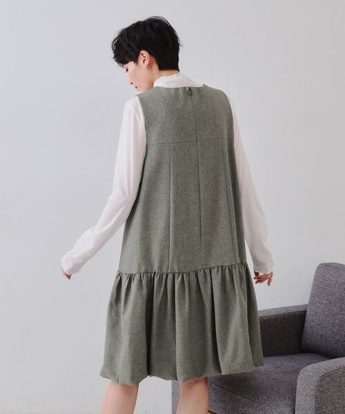 OPAQUE.CLIP / オペーク ドット クリップ ワンピース | 裾バルーンミニジャンスカ【洗濯機洗い可】 | 詳細11