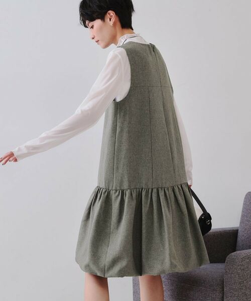 OPAQUE.CLIP / オペーク ドット クリップ ワンピース | 裾バルーンミニジャンスカ【洗濯機洗い可】 | 詳細5