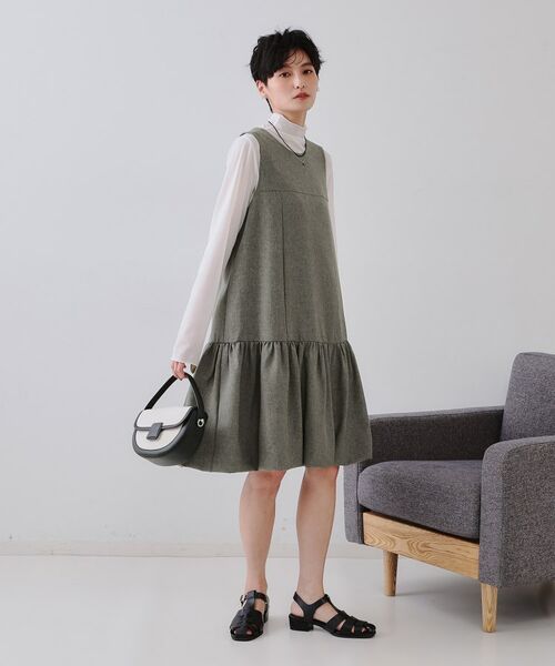 OPAQUE.CLIP / オペーク ドット クリップ ワンピース | 裾バルーンミニジャンスカ【洗濯機洗い可】 | 詳細6