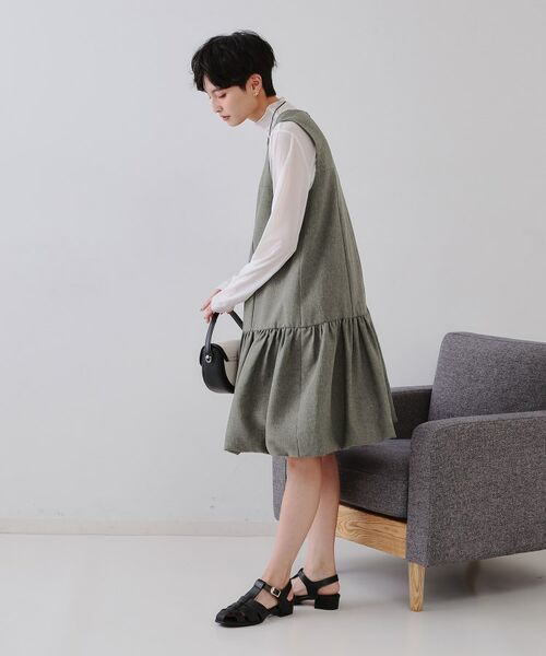 OPAQUE.CLIP / オペーク ドット クリップ ワンピース | 裾バルーンミニジャンスカ【洗濯機洗い可】 | 詳細7