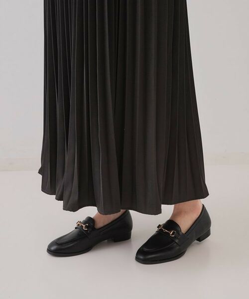 OPAQUE.CLIP / オペーク ドット クリップ スカート | プリーツドッキングジャンパードレス【洗濯機洗い可】 | 詳細14