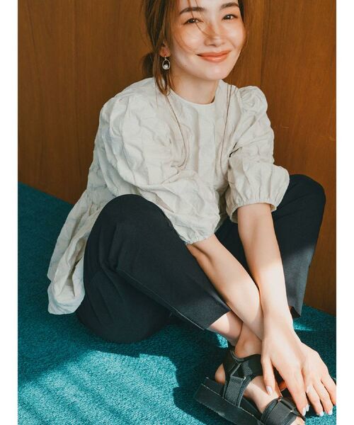 OPAQUE.CLIP / オペーク ドット クリップ パンツ | ハイストレッチイージースティックパンツ【洗濯機洗い可】 | 詳細1