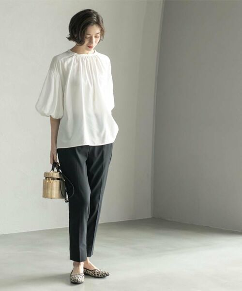 OPAQUE.CLIP / オペーク ドット クリップ パンツ | ハイストレッチイージースティックパンツ【洗濯機洗い可】 | 詳細10