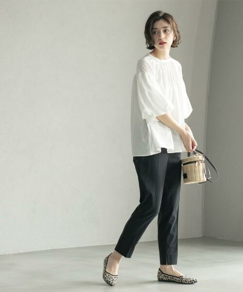 OPAQUE.CLIP / オペーク ドット クリップ パンツ | ハイストレッチイージースティックパンツ【洗濯機洗い可】 | 詳細11