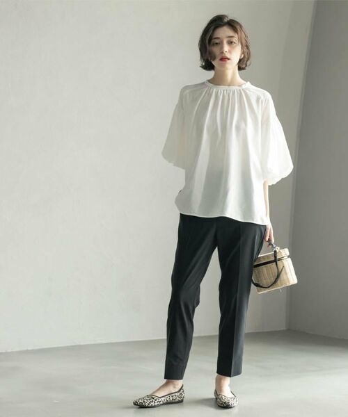 OPAQUE.CLIP / オペーク ドット クリップ パンツ | ハイストレッチイージースティックパンツ【洗濯機洗い可】 | 詳細12