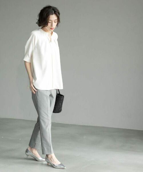 OPAQUE.CLIP / オペーク ドット クリップ パンツ | ハイストレッチイージースティックパンツ【洗濯機洗い可】 | 詳細21