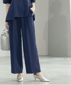 OPAQUE.CLIP / オペーク ドット クリップ パンツ | 《6色展開/丈が選べる》美脚イージーワイドパンツ/セットアップ対応【ストレッチ/洗濯機洗い可/防シワ】