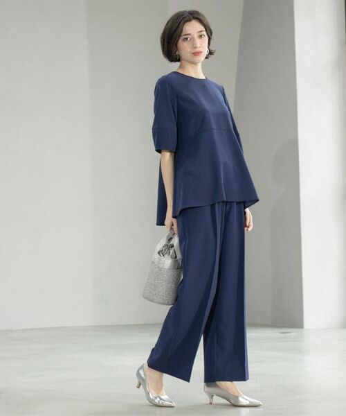 OPAQUE.CLIP / オペーク ドット クリップ パンツ | 《6色展開/丈が選べる》美脚イージーワイドパンツ/セットアップ対応【ストレッチ/洗濯機洗い可/防シワ】 | 詳細12