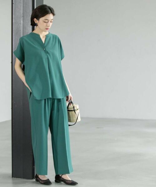 OPAQUE.CLIP / オペーク ドット クリップ パンツ | 《6色展開/丈が選べる》美脚イージーワイドパンツ/セットアップ対応【ストレッチ/洗濯機洗い可/防シワ】 | 詳細17