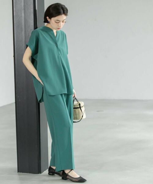 OPAQUE.CLIP / オペーク ドット クリップ パンツ | 《6色展開/丈が選べる》美脚イージーワイドパンツ/セットアップ対応【ストレッチ/洗濯機洗い可/防シワ】 | 詳細18