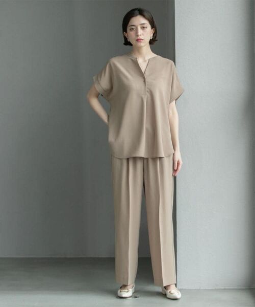 OPAQUE.CLIP / オペーク ドット クリップ パンツ | 《6色展開/丈が選べる》美脚イージーワイドパンツ/セットアップ対応【ストレッチ/洗濯機洗い可/防シワ】 | 詳細23