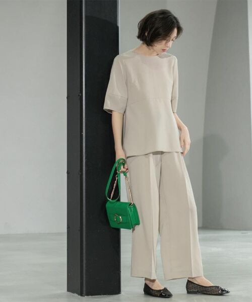 OPAQUE.CLIP / オペーク ドット クリップ パンツ | 《6色展開/丈が選べる》美脚イージーワイドパンツ/セットアップ対応【ストレッチ/洗濯機洗い可/防シワ】 | 詳細6