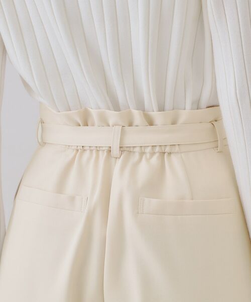 OPAQUE.CLIP / オペーク ドット クリップ パンツ | ベルト付きタックワイドパンツ/セットアップ対応【洗濯機洗い可】 | 詳細23