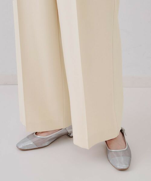 OPAQUE.CLIP / オペーク ドット クリップ パンツ | ベルト付きタックワイドパンツ/セットアップ対応【洗濯機洗い可】 | 詳細25