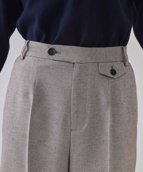 OPAQUE.CLIP / オペーク ドット クリップ パンツ | 麻混ラメワイドパンツ【洗濯機洗い可】 | 詳細12