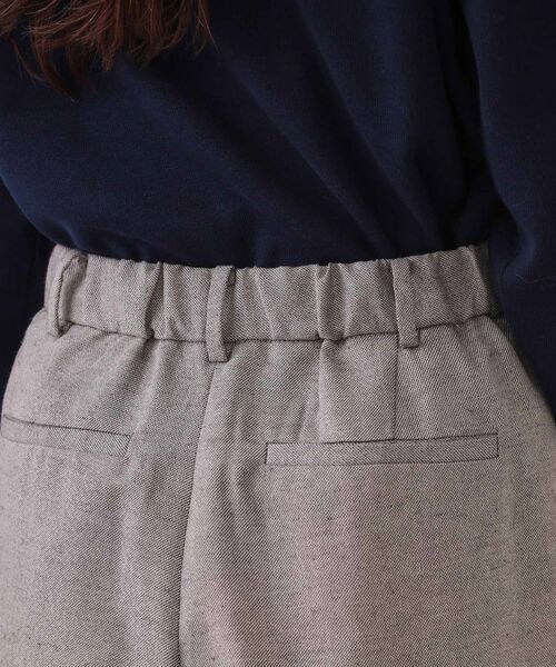 OPAQUE.CLIP / オペーク ドット クリップ パンツ | 麻混ラメワイドパンツ【洗濯機洗い可】 | 詳細13