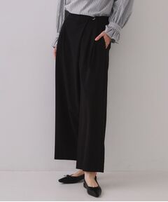 OPAQUE.CLIP / オペーク ドット クリップ パンツ | ラップベルトワイドパンツ【洗濯機洗い可】