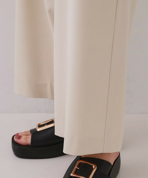 OPAQUE.CLIP / オペーク ドット クリップ パンツ | ラップベルトワイドパンツ【洗濯機洗い可】 | 詳細15