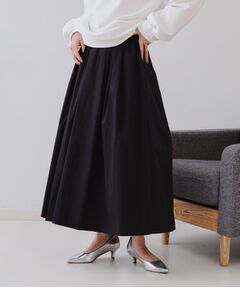 OPAQUE.CLIP / オペーク ドット クリップ ロング・マキシ丈スカート | イージータックギャザースカート【洗濯機洗い可】