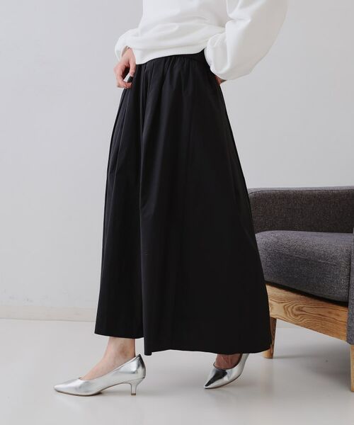 OPAQUE.CLIP / オペーク ドット クリップ ロング・マキシ丈スカート | イージータックギャザースカート【洗濯機洗い可】 | 詳細1