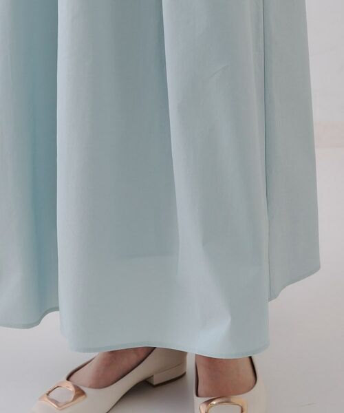 OPAQUE.CLIP / オペーク ドット クリップ ロング・マキシ丈スカート | イージータックギャザースカート【洗濯機洗い可】 | 詳細14