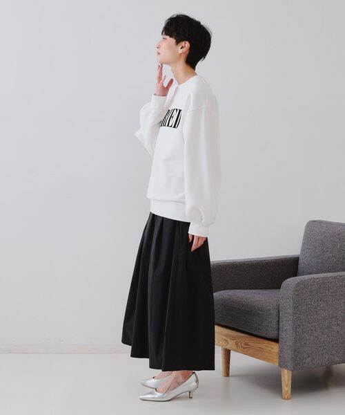 OPAQUE.CLIP / オペーク ドット クリップ ロング・マキシ丈スカート | イージータックギャザースカート【洗濯機洗い可】 | 詳細3