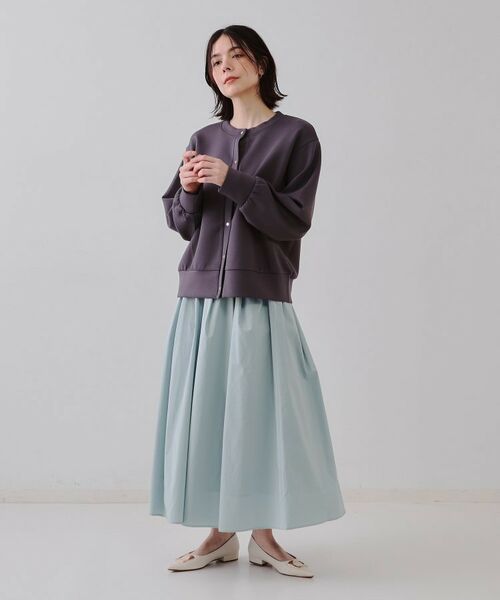 OPAQUE.CLIP / オペーク ドット クリップ ロング・マキシ丈スカート | イージータックギャザースカート【洗濯機洗い可】 | 詳細6