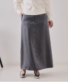 OPAQUE.CLIP / オペーク ドット クリップ ロング・マキシ丈スカート | ラメAラインロングスカート【洗濯機洗い可】