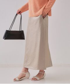 OPAQUE.CLIP / オペーク ドット クリップ ロング・マキシ丈スカート | ラメAラインロングスカート【洗濯機洗い可】