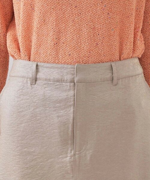 OPAQUE.CLIP / オペーク ドット クリップ ロング・マキシ丈スカート | ラメAラインロングスカート【洗濯機洗い可】 | 詳細12