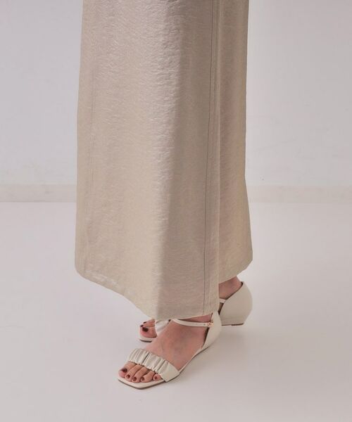 OPAQUE.CLIP / オペーク ドット クリップ ロング・マキシ丈スカート | ラメAラインロングスカート【洗濯機洗い可】 | 詳細16