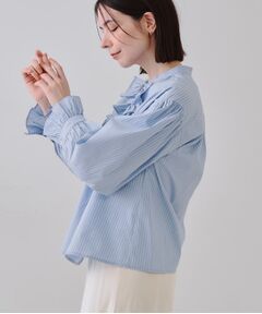 OPAQUE.CLIP / オペーク ドット クリップ シャツ・ブラウス | フロントフリルブラウス【洗濯機洗い可】