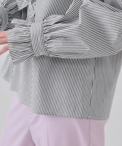 OPAQUE.CLIP / オペーク ドット クリップ シャツ・ブラウス | フロントフリルブラウス【洗濯機洗い可】 | 詳細18