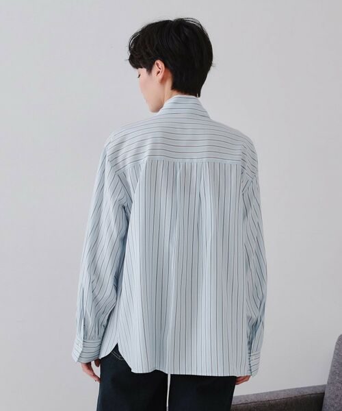 OPAQUE.CLIP / オペーク ドット クリップ シャツ・ブラウス | ストライプボウタイシャツ【洗濯機洗い可】 | 詳細15