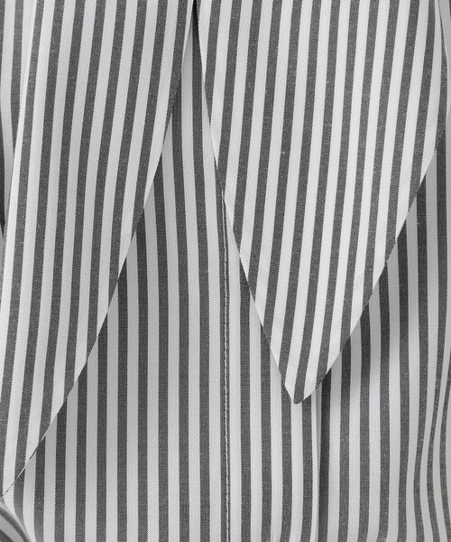 OPAQUE.CLIP / オペーク ドット クリップ シャツ・ブラウス | ストライプボウタイシャツ【洗濯機洗い可】 | 詳細4