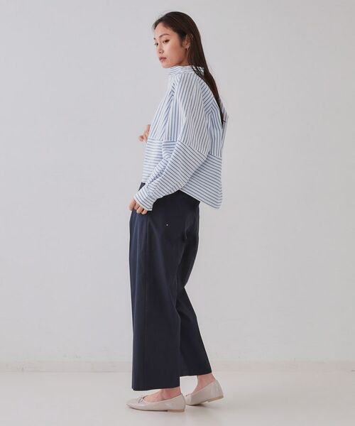 OPAQUE.CLIP / オペーク ドット クリップ シャツ・ブラウス | 《andGIRL掲載》ストライプフォルムシャツ【洗濯機洗い可】 | 詳細6