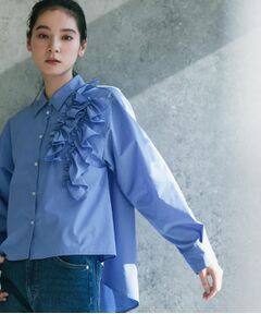 OPAQUE.CLIP / オペーク ドット クリップ シャツ・ブラウス | 《andGIRL掲載》フリルデザインシャツ【洗濯機洗い可】