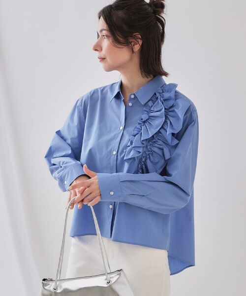 OPAQUE.CLIP / オペーク ドット クリップ シャツ・ブラウス | 《andGIRL掲載》フリルデザインシャツ【洗濯機洗い可】 | 詳細10