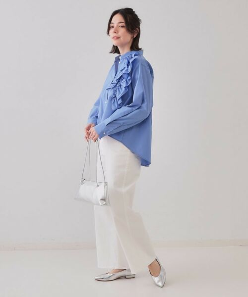 OPAQUE.CLIP / オペーク ドット クリップ シャツ・ブラウス | 《andGIRL掲載》フリルデザインシャツ【洗濯機洗い可】 | 詳細13