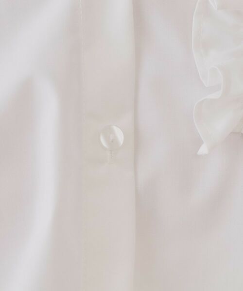 OPAQUE.CLIP / オペーク ドット クリップ シャツ・ブラウス | 《andGIRL掲載》フリルデザインシャツ【洗濯機洗い可】 | 詳細5
