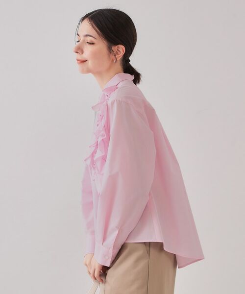 OPAQUE.CLIP / オペーク ドット クリップ シャツ・ブラウス | 《andGIRL掲載》フリルデザインシャツ【洗濯機洗い可】 | 詳細6