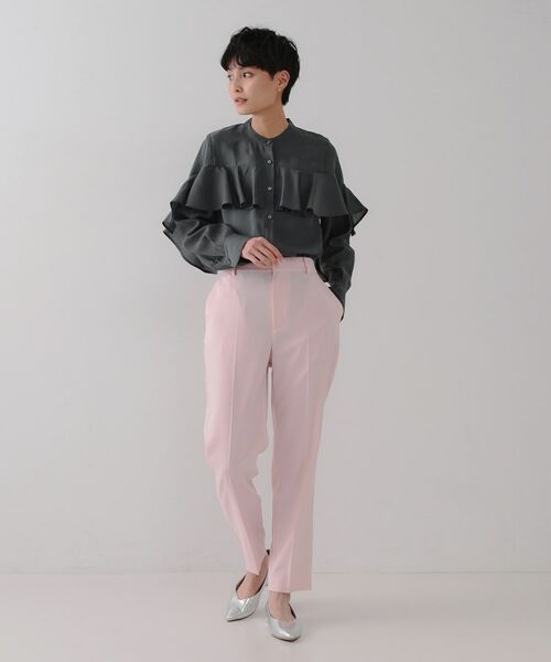 OPAQUE.CLIP / オペーク ドット クリップ シャツ・ブラウス | シアーフリルブラウス【洗濯機洗い可】 | 詳細24